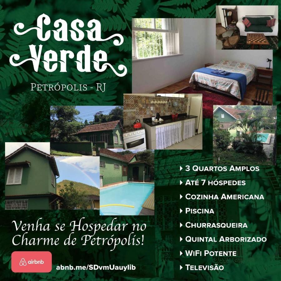 Готель Casa Verde Em Petropolis Екстер'єр фото